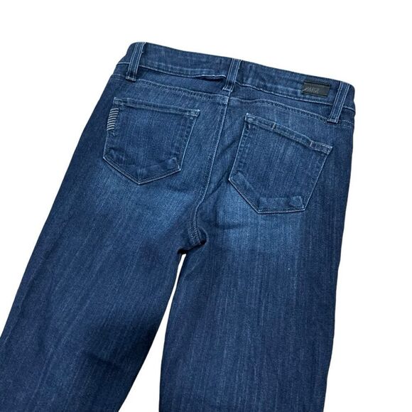 Paige Skyline Ankle Peg Skinny Jeans in Caswell Blue - Picture 8 of 10